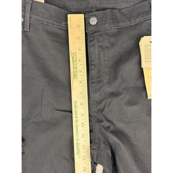 Levis Sculpt 711 Skinny Jeans Womens 26W Black Hypersoft Stretch Mid Pants New - Picture 5 of 13